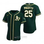 Camiseta Beisbol Hombre Oakland Athletics Stephen Piscotty Autentico Alterno Verde