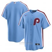 Camiseta Beisbol Hombre Philadelphia Phillies Alterno Replica Azul