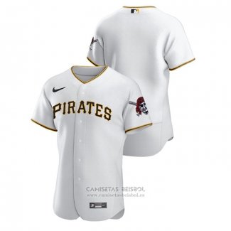 Camiseta Beisbol Hombre Pittsburgh Pirates Authentic Blanco