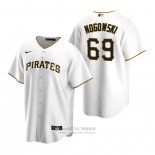 Camiseta Beisbol Hombre Pittsburgh Pirates John Nogowski Replica Primera Blanco