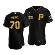 Camiseta Beisbol Hombre Pittsburgh Pirates Nick Mears Autentico Alterno 2020 Negro