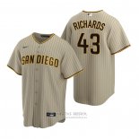 Camiseta Beisbol Hombre San Diego Padres Garrett Richards Replica Alterno Marron
