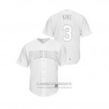 Camiseta Beisbol Hombre San Diego Padres Ian Kinsler 2019 Players Weekend Replica Blanco