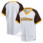 Camiseta Beisbol Hombre San Diego Padres Primera Cooperstown Collection Blanco Camiseta Beisbol Hombre San Diego Padres Primera Cooperstown Collection Blanco