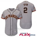 Camiseta Beisbol Hombre San Francisco Giants Denard Span Gris Flex Base