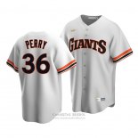 Camiseta Beisbol Hombre San Francisco Giants Gaylord Perry Cooperstown Collection Primera Blanco