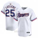Camiseta Beisbol Hombre Texas Rangers Jose Leclerc 2024 Oro Collection Limited Blanco