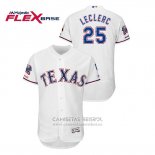 Camiseta Beisbol Hombre Texas Rangers Jose Leclerc Blanco