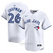 Camiseta Beisbol Hombre Toronto Blue Jays Matt Chapman Primera Limited Blanco