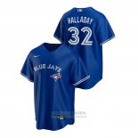 Camiseta Beisbol Hombre Toronto Blue Jays Roy Halladay Replica Alterno Azul