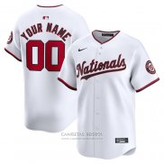 Camiseta Beisbol Hombre Washington Nationals Primera Limited Personalizada Blanco