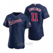 Camiseta Beisbol Hombre Washington Nationals Ryan Zimmerman Autentico Replica Azul