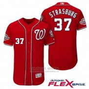 Camiseta Beisbol Hombre Washington Nationals Stephen Strasburg Scarlet 2018 All Star Alterno Flex Base