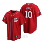 Camiseta Beisbol Hombre Washington Nationals Yan Gomes Replica Rojo