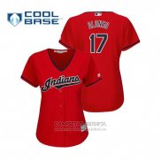 Camiseta Beisbol Mujer Indians Yonder Alonso Cool Base Alterno 2019 Rojo