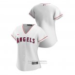 Camiseta Beisbol Mujer Los Angeles Angels Replica 2020 Primera Blanco