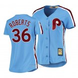 Camiseta Beisbol Mujer Philadelphia Phillies Robin Roberts Cooperstown Collection Road Azul
