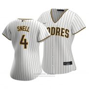 Camiseta Beisbol Mujer San Diego Padres Blake Snell Replica Primera Blanco