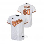 Camiseta Beisbol Nino Baltimore Orioles Mychal Givens Replica Primera Blanco