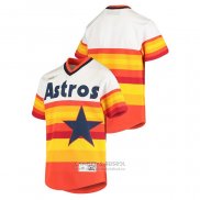 Camiseta Beisbol Nino Houston Astros Cooperstown Collection Blanco Naranja