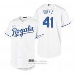 Camiseta Beisbol Nino Kansas City Royals Danny Duffy Replica Primera Blanco