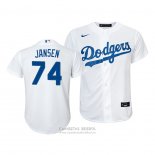 Camiseta Beisbol Nino Los Angeles Dodgers Kenley Jansen Replica Primera 2020 Blanco