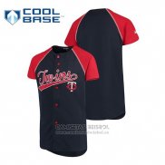 Camiseta Beisbol Nino Minnesota Twins Personalizada Stitches Azul Rojo