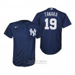 Camiseta Beisbol Nino New York Yankees Masahiro Tanaka Replica Alterno Azul