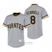 Camiseta Beisbol Nino Pittsburgh Pirates Willie Stargell Cooperstown Collection Road Gris