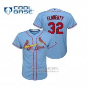 Camiseta Beisbol Nino St. Louis Cardinals Jack Flaherty Cool Base Alterno Horizon 2019 Azul