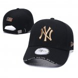 Gorra New York Yankees Negro Oro3