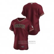 Camiseta Beisbol Hombre Arizona Diamondbacks Autentico Alterno Rojo