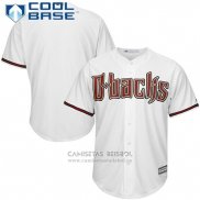 Camiseta Beisbol Hombre Arizona Diamondbacks Blanco Cool Base