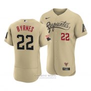 Camiseta Beisbol Hombre Arizona Diamondbacks Eric Byrnes 2021 City Connect Autentico Oro