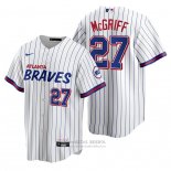 Camiseta Beisbol Hombre Atlanta Braves Fred Mcgriff Replica 2021 City Connect Blanco