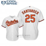 Camiseta Beisbol Hombre Baltimore Orioles Anthony Santander Cool Base Primera Blanco