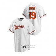 Camiseta Beisbol Hombre Baltimore Orioles Chris Davis 2020 Replica Primera Blanco