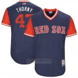 Camiseta Beisbol Hombre Boston Red Sox 2017 Little League World Series Tyler Thornburg Azul