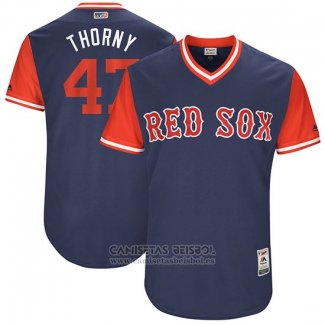 Camiseta Beisbol Hombre Boston Red Sox 2017 Little League World Series Tyler Thornburg Azul