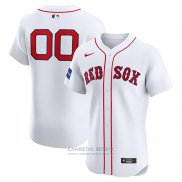 Camiseta Beisbol Hombre Boston Red Sox Elite Primera Personalizada Blanco