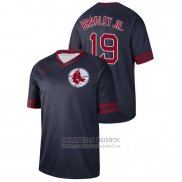 Camiseta Beisbol Hombre Boston Red Sox Jackie Bradley Jr. Cooperstown Collection Legend Azul