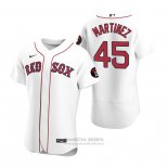 Camiseta Beisbol Hombre Boston Red Sox Pedro Martinez Autentico Blanco