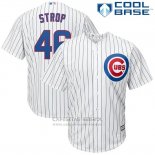 Camiseta Beisbol Hombre Chicago Cubs 46 Pedro Strop Blanco Cool Base