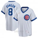 Camiseta Beisbol Hombre Chicago Cubs Andre Dawson Primera Cooperstown Collection Blanco