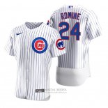 Camiseta Beisbol Hombre Chicago Cubs Andrew Romine Autentico Primera Blanco