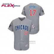 Camiseta Beisbol Hombre Chicago Cubs Kris Bryant 2019 All Star Flex Base Gris