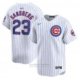 Camiseta Beisbol Hombre Chicago Cubs Ryne Sandberg Primera Limited Blanco