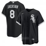 Camiseta Beisbol Hombre Chicago White Sox Bo Jackson Alterno Cooperstown Collection Replica Negro