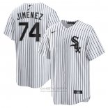 Camiseta Beisbol Hombre Chicago White Sox Eloy Jimenez Primera Replica Blanco