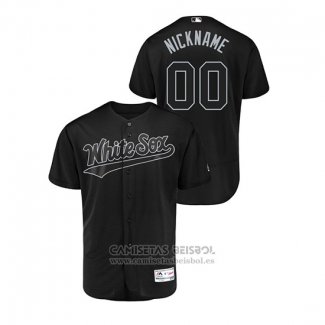 Camiseta Beisbol Hombre Chicago White Sox Personalizada 2019 Players Weekend Autentico Negro